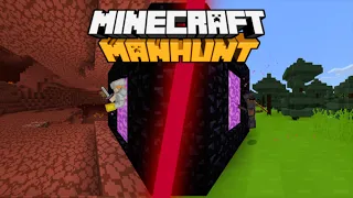 Minecraft Manhunt REMATCH With 2 Hunters!! (മലയാളം)