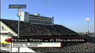 2000-11-18 Texas Tech Red Raiders vs Oklahoma Sooners