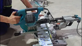 Cutting​ Aluminium with​ LS1018L Makita Miter​ Saw​255mm