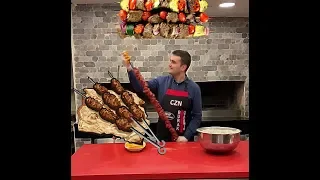 Burak Özdemir Turkish Chef : kebab   الشيف بوراك: كباب