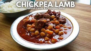 Turkish Style Lamb and Chickpea Stew, Etli Nohut