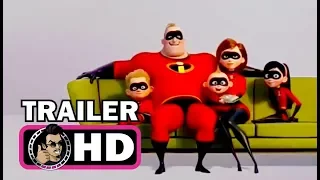 INCREDIBLES 2 Official Trailer Teaser 2 (2018) Disney Pixar Animated Superhero Movie HD