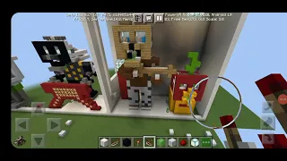 les enseño a los animatronics de Showbiz pizza place en Minecraft