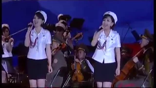 北朝鮮 「火星－１４成功祝賀記念音楽舞踊総合公演 (대륙간탄도로케트시험발사성공기념 음악무용종합공연)」 KCTV 2017/07/13 タイトル日本語字幕