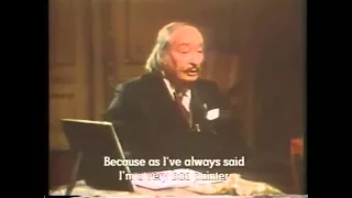 Salvador Dali "I'm Not a Good Painter" Interview