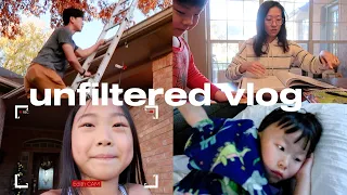 An UNFILTERED day in my life // stay at home mom of 3 KIDS!