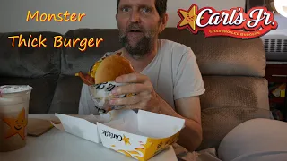 Carl's Jr Monster Thickburger Mukbang