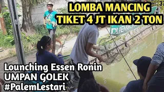 Lomba Mancing Tiket 4 Jt Ikan 2 Ton || Open Fishing Turnament & Lounching Essen Ronin