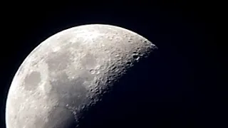 Moon through my Tabletop 114/500 telescope