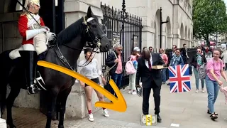 Deliberately Does This in Front The King’s Guard and to The Public