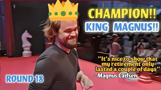 CHAMPION KING MAGNUS!! Magnus Carlsen VS. Jan- Krzyzstof Duda | SUPERBET BLITZ | ROUND 18