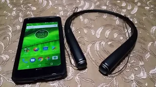 How to connect Lg Tone Pro hbs-780 to Moto G phone