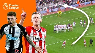 Kieran Trippier & James Ward-Prowse vs THE BEST Premier League Free Kicks