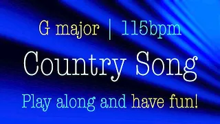 Country Song in G major, country backing track for Guitar, 115bpm. Play along and enjoy!