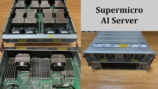 Supermicro AI Compute Server, 8x Nvidia Tesla V100, 768GB DDR4, 2x Intel Xeon E5-2699V4, 4028GR-TVRT