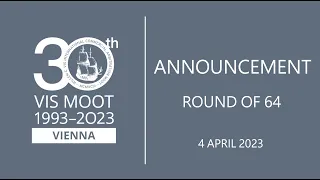 30th Vis Moot | Announcement Round of 64