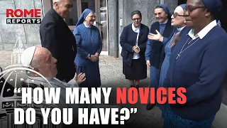 Pope calls for more vocations from religious: “How many novices do you have?”
