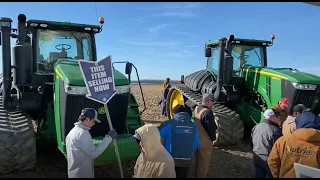 John Deere 9520RX and Pair of 9510RT Tractors Sold Today on Ohio Farm Auction