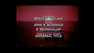 Knight Rider Partial Closing Credits (October 1, 1982)