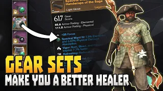 ALL THE GEAR I USE FOR PVP HEALING | Top 3 Gear Sets | New World