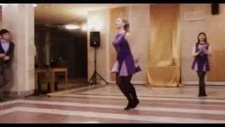 Two-hand Reel (Sole Dance Studio) with bagpipes (Ирландские танцы в Омске)