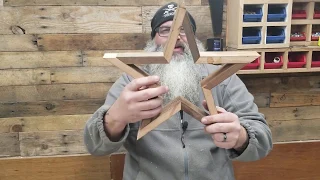 Learn to Make a Rustic Wooden Star in Two Minutes