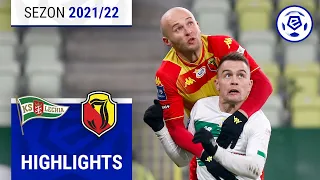 Lechia Gdańsk - Jagiellonia Białystok 1:2 | SKRÓT | Ekstraklasa 2021/22 | 18. Kolejka