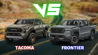 2024 Toyota Tacoma vs 2023 Nissan Frontier: Who wins?