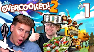 FLODDERSTART! Geschwister und Teamwork? NICHT MIT UNS! | Overcooked 2 - 1