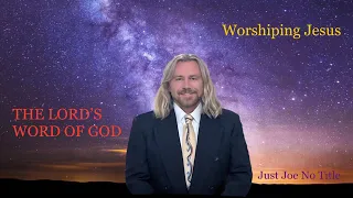 Worshiping Jesus@JustJoeNoTitle