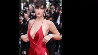 Bella Hadid Covers Up in Conservative Ballgown at Amfar Gala After Racy Display