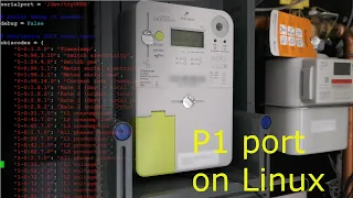 Read data from the a digital meter through the P1 port using Linux