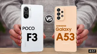 Samsung Galaxy A53 VS Poco F3 Compare