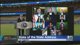 Gov. Newsom Invokes California's Future In State Of The State Address As Recall Looms