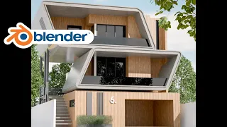 0 to 100 Blender architecture | modeling and rendering