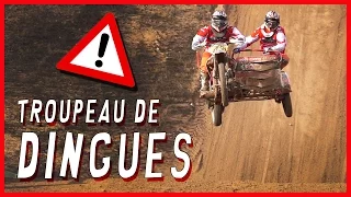 Sidecar Cross : Moto Cross with 3 wheels for nuts riders !!
