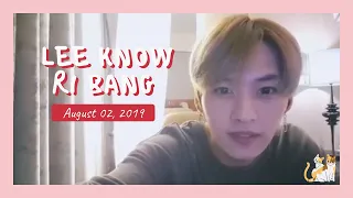 [Lee Know Live] 190802 Lee Know Ri Bang