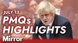 Boris Johnson heckled and MPs kicked out of Commons | PMQs Highlights 13 July 2022