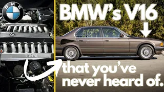 BMW's SECRET V16 Engine that You’ve Never Heard Of - The Goldfisch V16