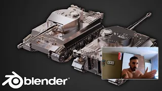 Modeling a Tiger Tank in Blender (Arijan)