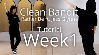 【Week1】Clean Bandit - Rather Be ft. Jess Glynne - Choreography by #Satoco