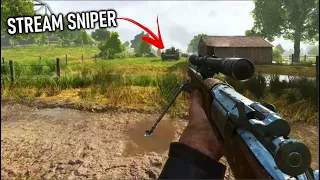 Stream Sniper Gets DESTROYED! (He was desperate to Kill me) Battlefield 5