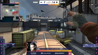 ENCE ALLU 1v4 CLUTCH VS MIBR Train 2019 Blast Pro Series