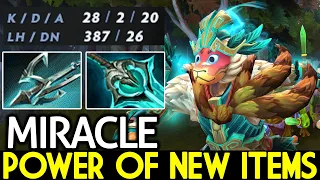 MIRACLE [Monkey King] Hard Carry Against W33 Offlane with New Items Dota 2