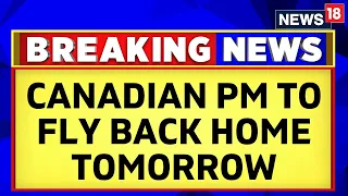 Canada PM Justin Trudeau To Fly Back Home After His Flight Developed Techincal Snag In India |News18