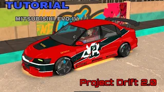 PROJECT DRIFT 2.0 MITSUBISHI EVO LIVERY #Projectdrift2.0 #bycodec #newdriftgame