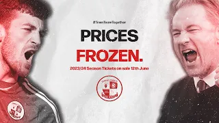 2023/24 SEASON TICKETS | PRICES FROZEN