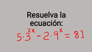 Ecuación exponencial