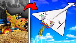 Converting OLD WW2 Bomber to Modern SUPER Bomber in GTA 5!