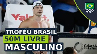 Troféu Brasil de Natação 2023 - Marcelo Chierighini vence os 50m livre masculino